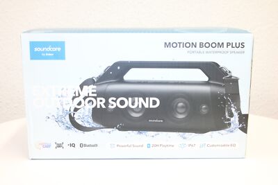 Soundcore Motion Boom Plus Lautsprecher Schwarz Neu Rechnung MwSt