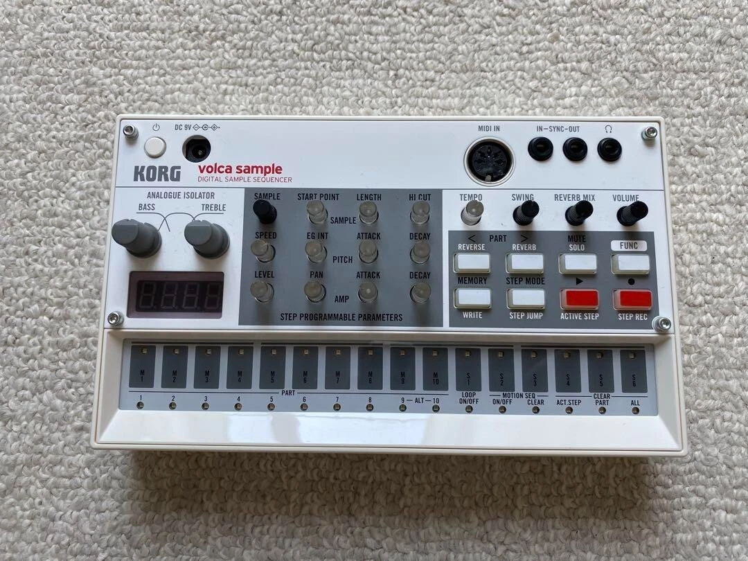 KORG Volca Sample /Volca Bass/ Volca FM CB-4VOLCA Set In Working Order