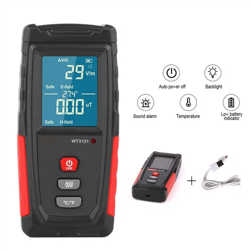 Digital Electromagnetic Field Radiation Detector Tester Emf Meter - 第 1/5 張圖片