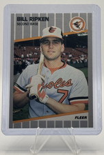 Billy Ripken 1989 Fleer -Black Box on Bat Knob - Card# 616