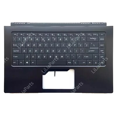 For MSI Modern 15 MS-155L 15.6'' Palmrest US Keyboard Cover blue Top Case Laptop