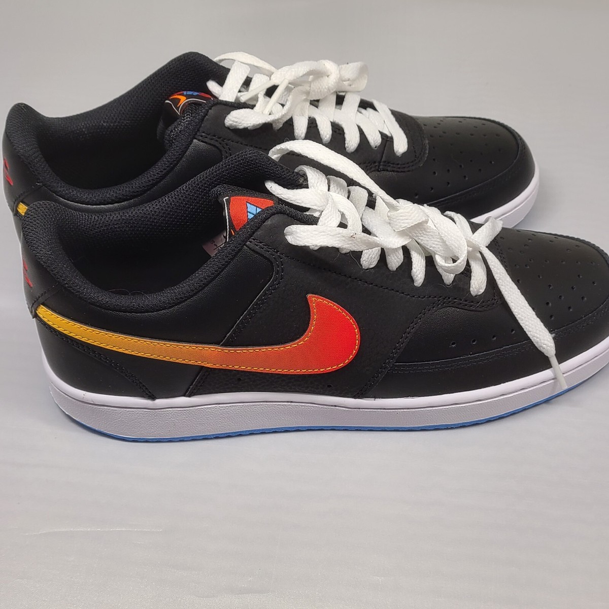 nike court vision low black multicolor