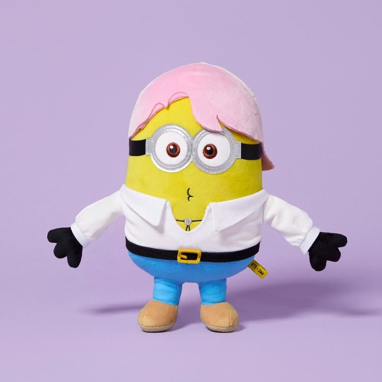 BTS X DM4 Minion JIN Plush BIG 32cm doll Doll toy LINE FRIENDS
