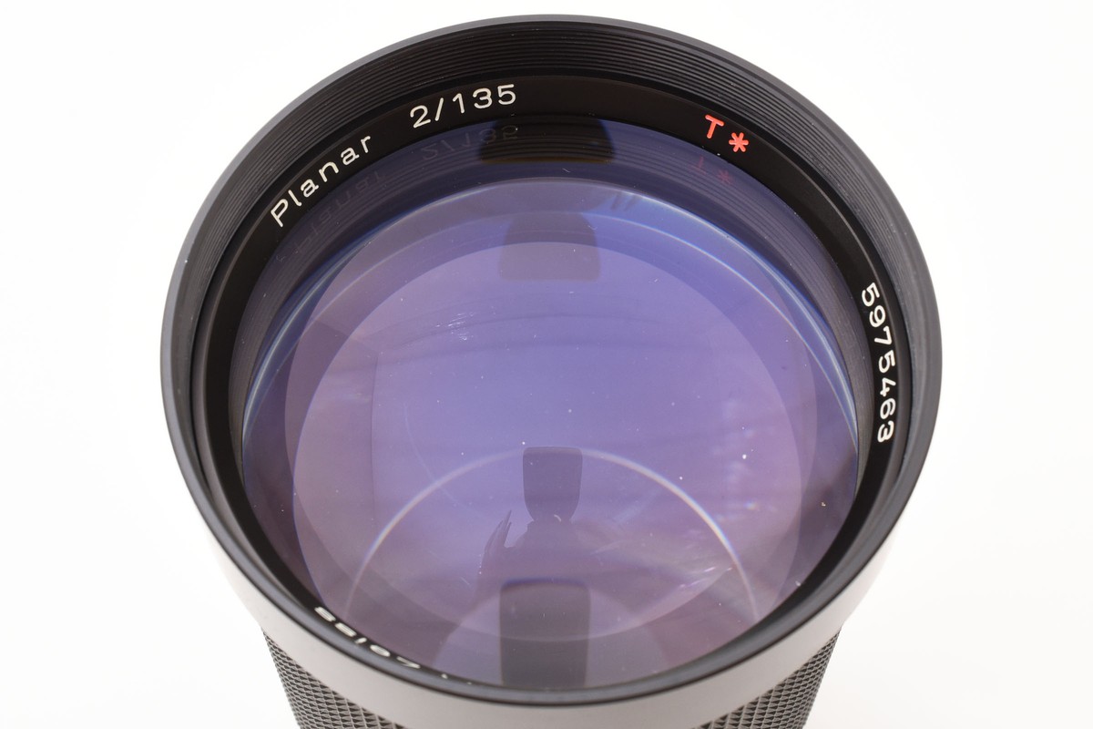 Top MINT] Contax Carl Zeiss Planar 135mm f/2 AEG CY Mount MF