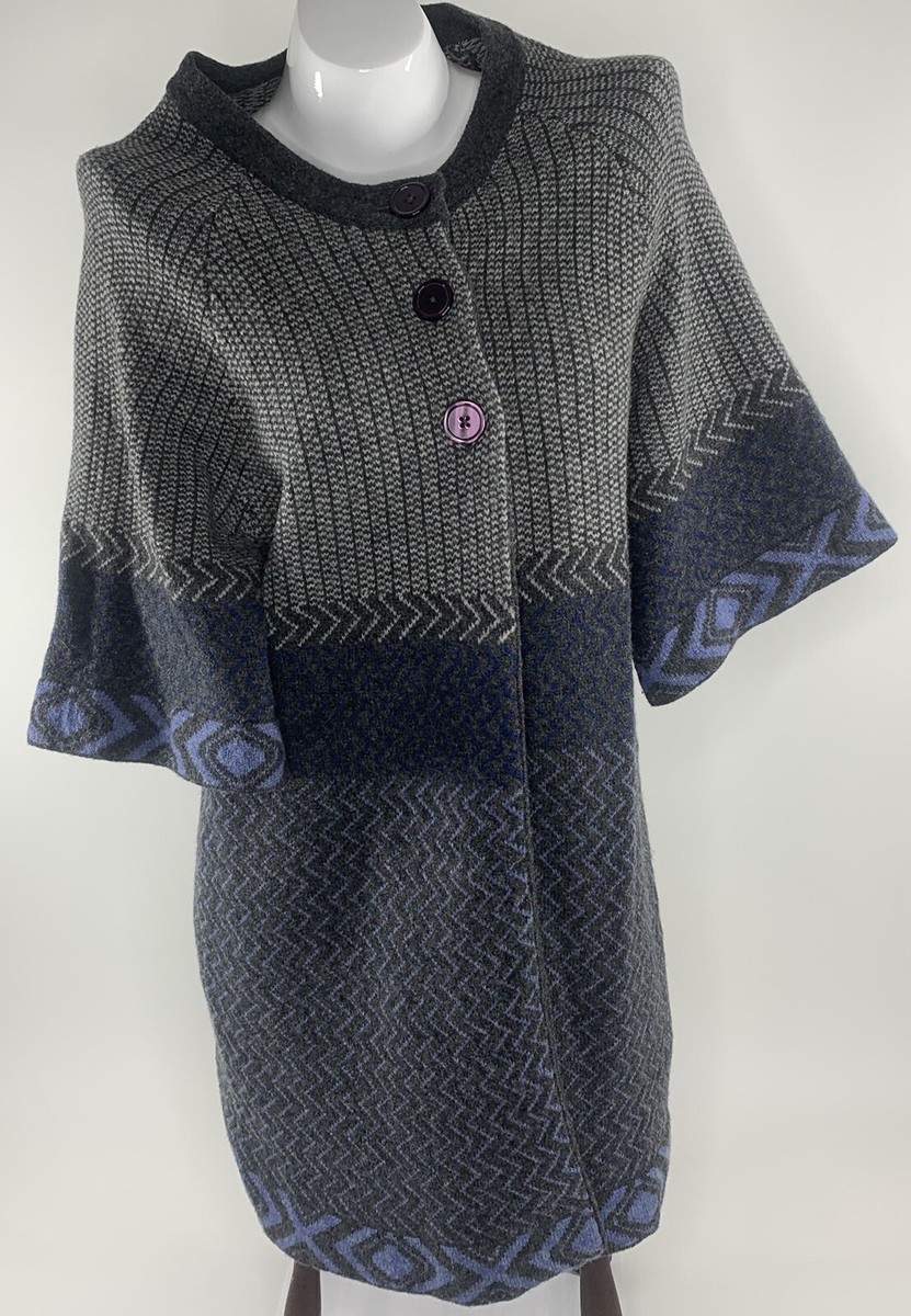 ☺*︎様 OLD Lambs wool sued knit Hannah Womens XL 100% Lambs Wool Short Sleeve Sweater