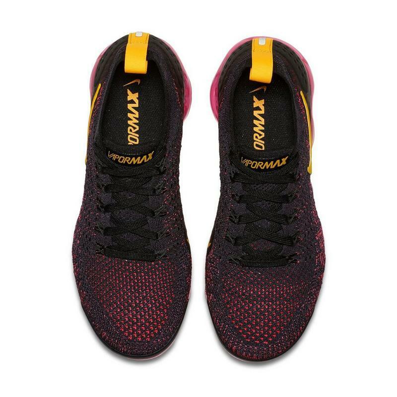 Nike Air VaporMax Flyknit 2 Running Shoe, Gridiron/Orange Nike Air VaporMax Flyknit 2 Running Shoe, Gridiron/Orange