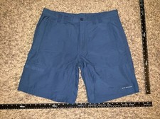 Columbia PFG Navy Terminal Tackle Omni-Shield Fishing Beach Shorts Mens Size 36