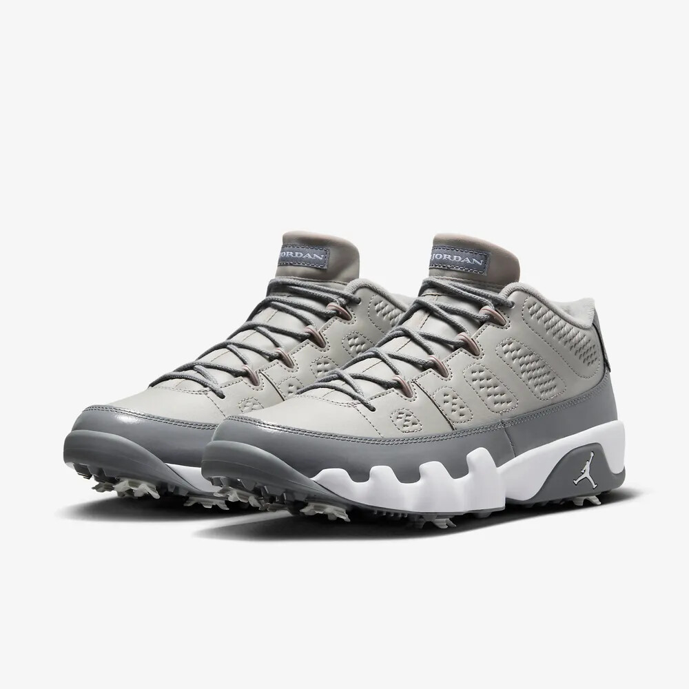 Air Jordan 9 G グレー 8 (US) 値下 New Nike Air Jordan 9 Retro Low G Golf Shoes - Grey (FJ5934-001