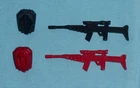 G.I. GI JOE gijoe BARONESS PARTS WEAPONS LOT #2 gun + backpack + bonus FREE SHIP