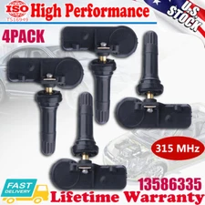 4x TPMS Tire Pressure Monitoring Sensor 13586335 For For Chevy GMC Buick 315MHZ