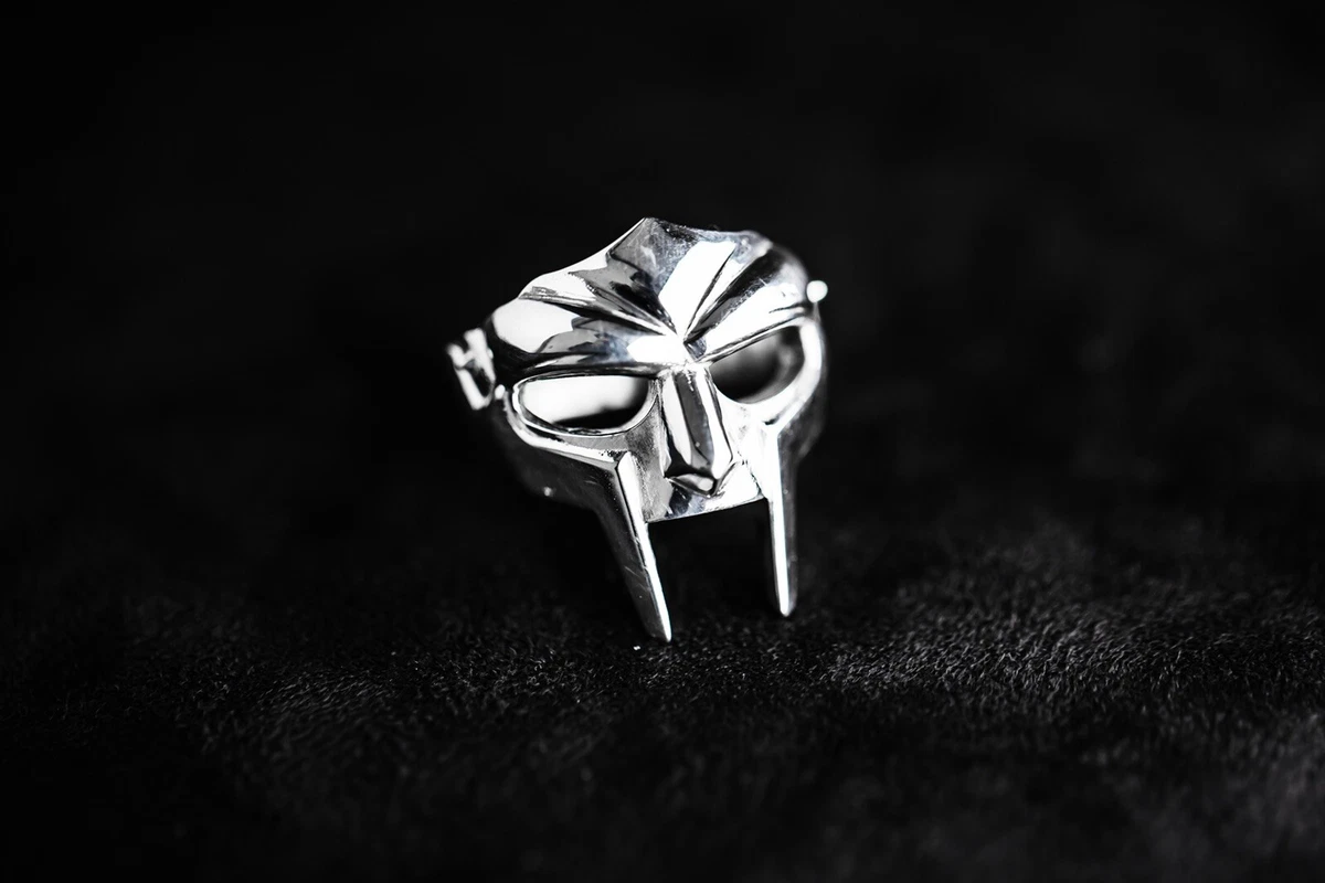 Mf Doom Mask Ring 925 Sterling Silver eBay