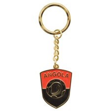 Angola soccer crest keyring football key ring chain