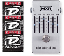 MXR M-109S Six Band Graphic EQ Equalizer M109S Pedal 6 BAND  3 STRING SETS 