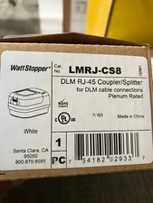 WATTSTOPPER LMRJ-CS8 DLM RJ-45 COUPLER/SPLITER NEW