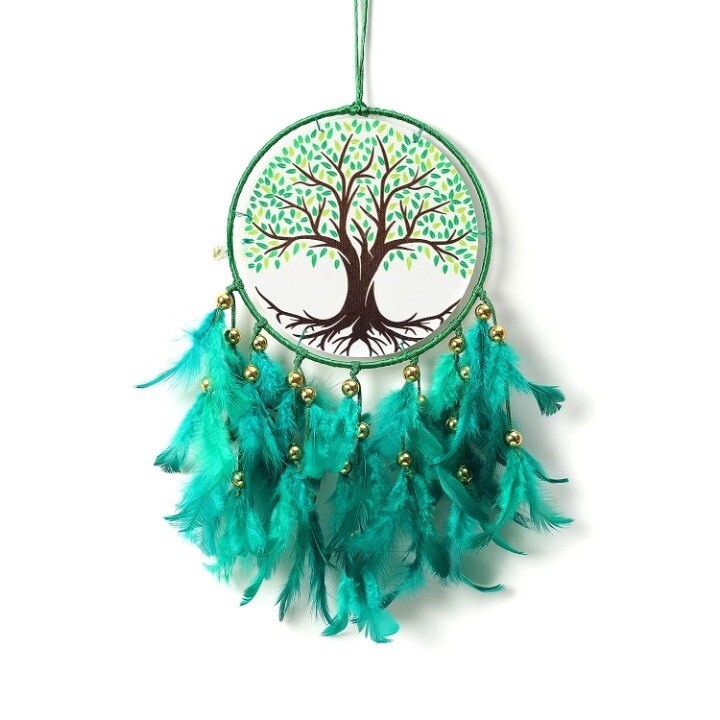 Dream Catcher Handmade Tree of Life Canvas Dreamcatcher Bedrooms Office 49 CM