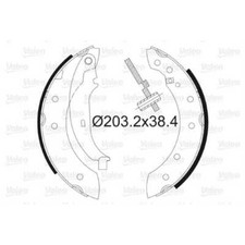 VALEO Bremsbackensatz Bremsbacken hinten für Renault Twingo I C06_ Peugeot 206