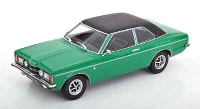 FORD TAUNUS GXL grün und schwarzes Vinyldach von 1971 bis 1:18 von KK-Scale K...