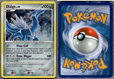 2009 Pokemon, Diamond & Pearl Promos, #DP49 Dialga LV.69, Black