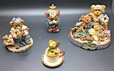  4pc Boyds Bears Figurine Lot- The Boyds Collection- 1996, 1998, 1999, 2002