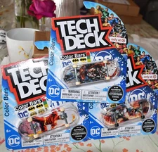 Tech Deck DC UNIVERSE CYBORG,FLASH & SUPERMAN LOT OF 3 NEW ONLY AT TARGET