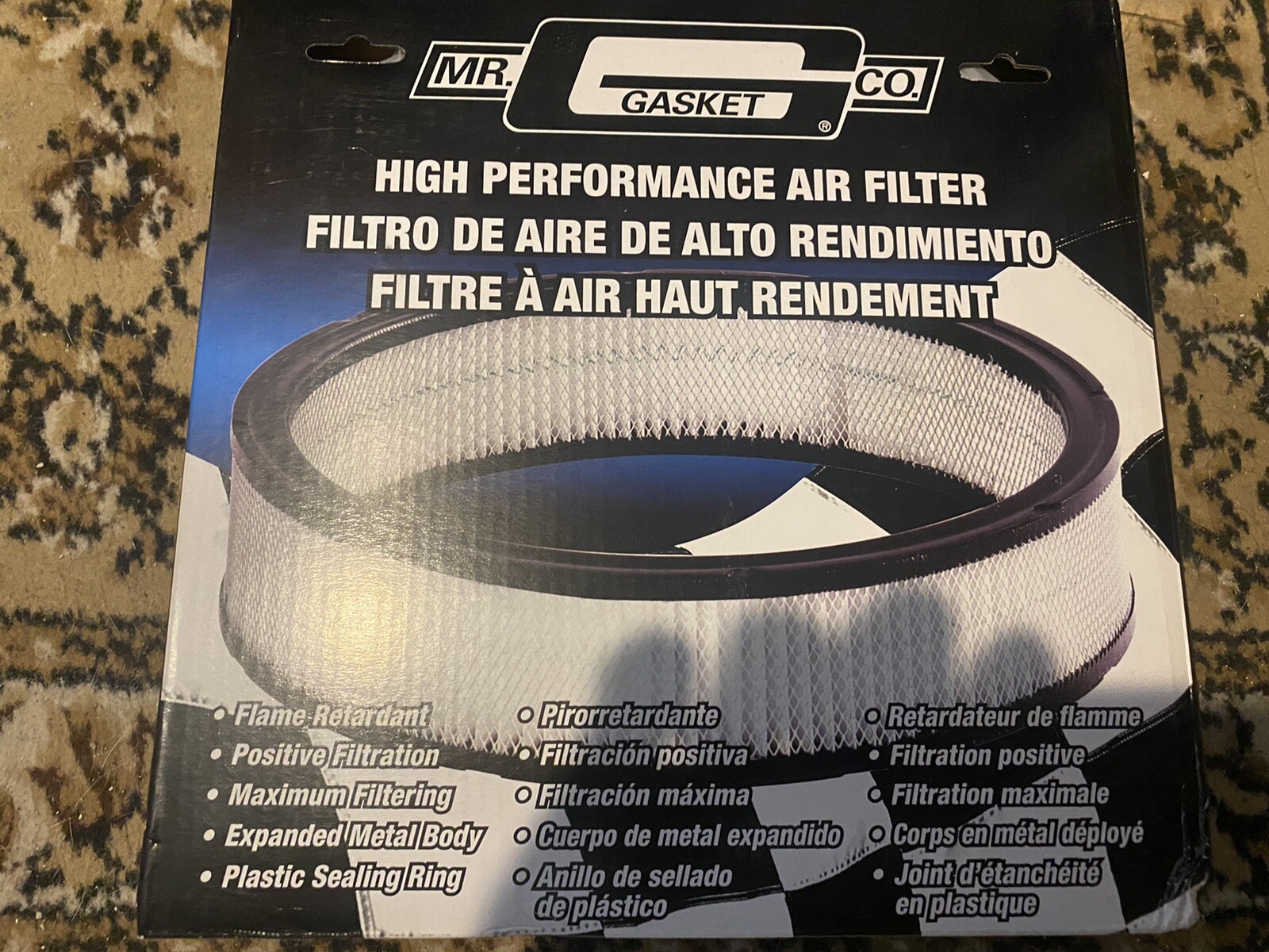 Mr. Gasket 6479 Mr. Gasket Air Filter Element 10” Inch x 2” Inch eBay