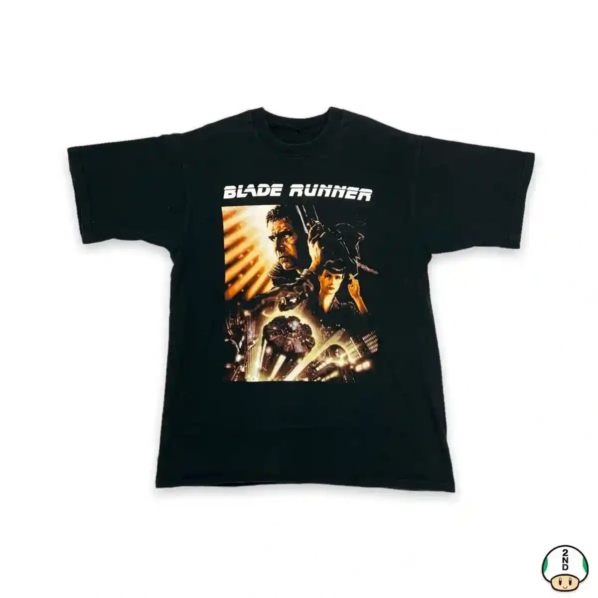 Vintage 90s Blade Runner T Shirt Mens Large Black Wake Up Time To 
