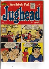 Archie's Pal Jughead 34 Veronica Betty Reggie Good 1956 Glossy