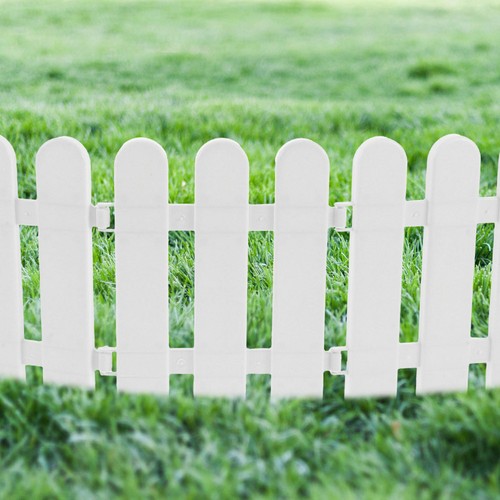 10 Pcs Picket Fence Garden Small for The Barriers Fences Outdoor - Picture 4 of 12
