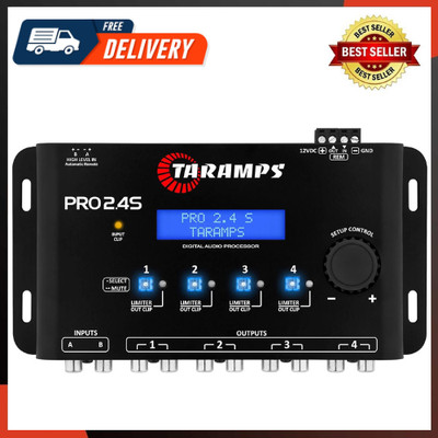 Taramps Pro 2.4S DSP Crossover Full Digital Signal Processor and Equalizer