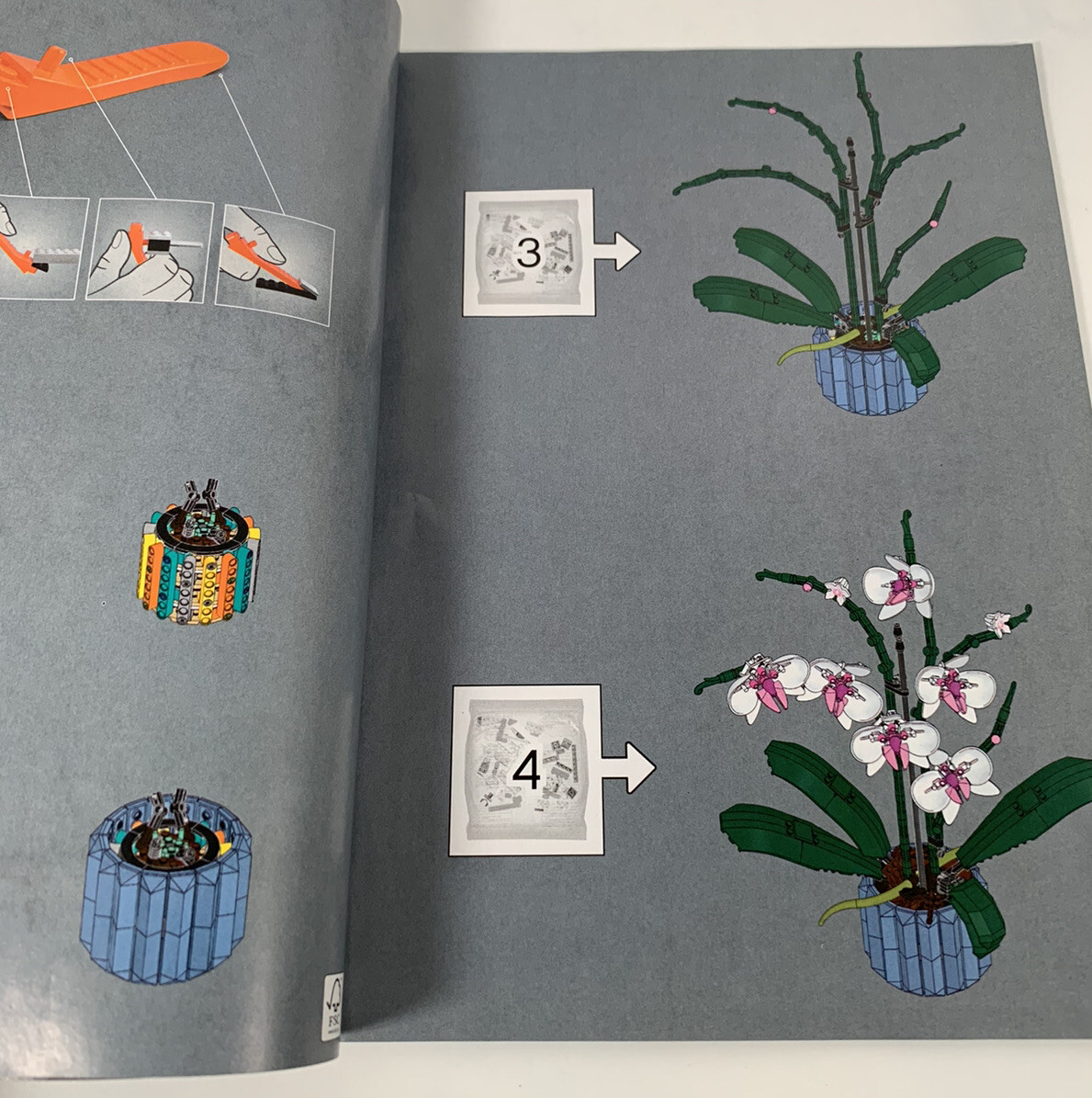 LEGO Booklet Manual Orchid Botanical Collection 10311 NO BRICKS