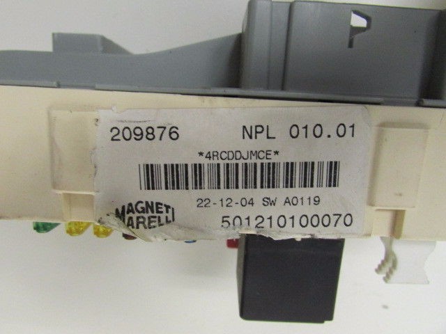 Maserati Quattroporte, Dashboard Fuse Box Control Unit, Used, P/N 209876