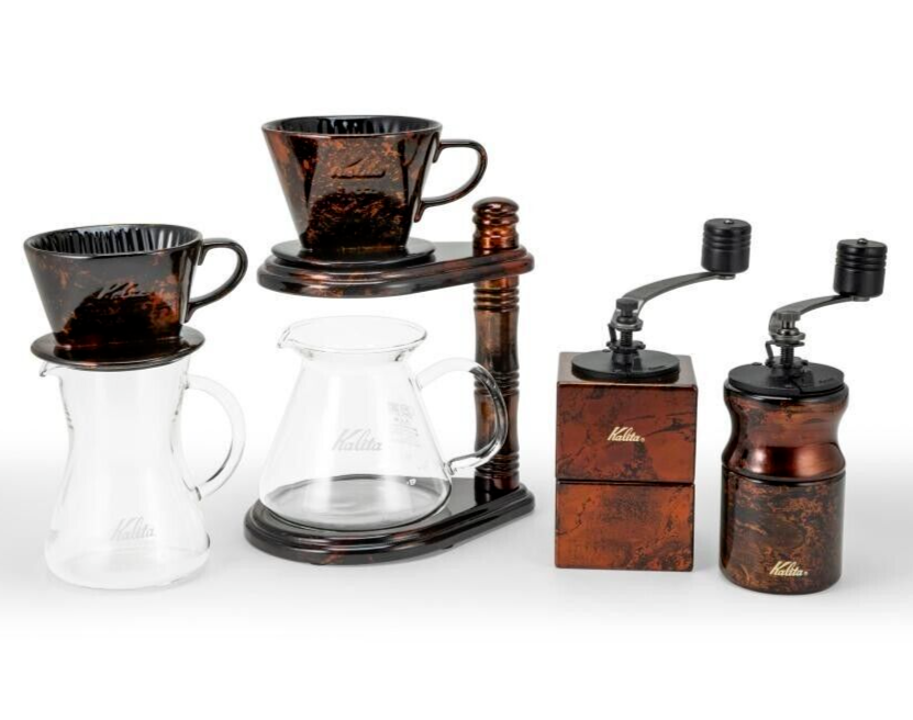Kalita Lacquered Sandalwood Limited Dripper Grinder Drip Kalita Lacquered Sandalwood Limited Dripper Grinder Drip