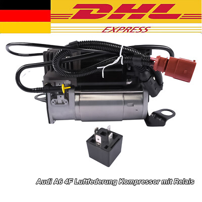 Kompressor für Audi A6 Avant C6 4F2 4F5 + A6 Allroad 4FH Luftfederung mit Relais