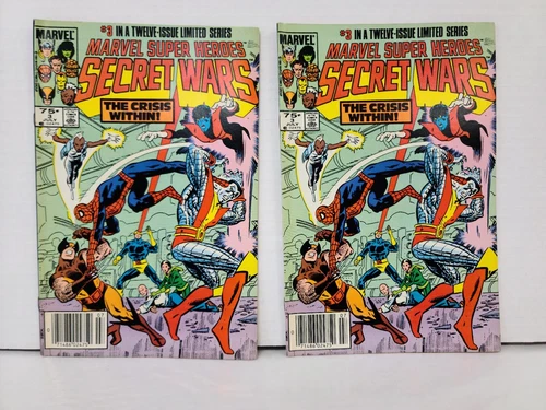 Secret Wars #3 | Newsstands | 1st App Volcana Titania | Marvel Comics 1984