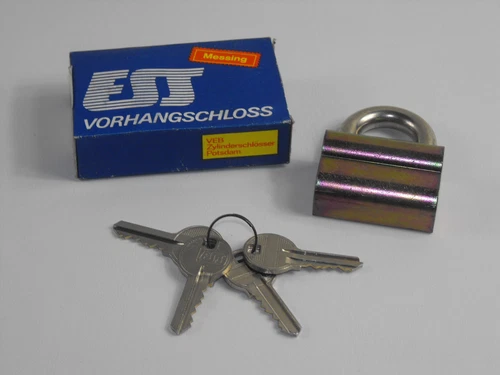 GDR ESS lock padlock key BAB VEB cylinder locks Potsdam NOS