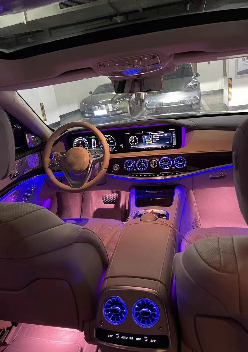 For 16-23 Mercedes E Class W213 Led Front & rear 64 Color Ambient