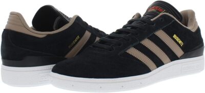 Adidas Mens Busenitz Pro Trainers Skateboarding Black Chalky Brown Suede GW3185