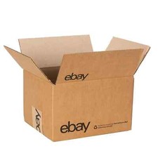 10" x 8" x 6" Corrugated Boxes Black eBay Logo - 10x8x6 32 ECT