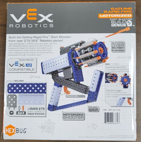 HEXBUG VEX ROBOTICS GATLING RAPID FIRE 406-6108 - NEW - Picture 2 of 2