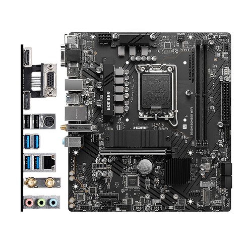 Für MSI B760M BOMBER WIFI Mainboard LGA 1700 DDR5 VGA+DP+ Mainboard - Bild 1 von 4