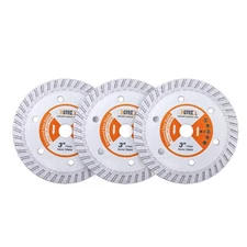 Diamond Saw Blade 3''/75mm Cutting Wheel for Concrete Tile Turbo Cutting Disc