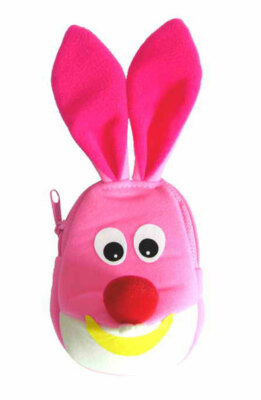 Kinder Neuheit Tier Geldbörse, Hase. Verwendung für Taschengeld oder Süßigkeiten.