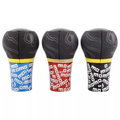 momo ULTRA Graffiti Aluminum leather Manual Gear Stick Shift Knob Shifter Leve--
