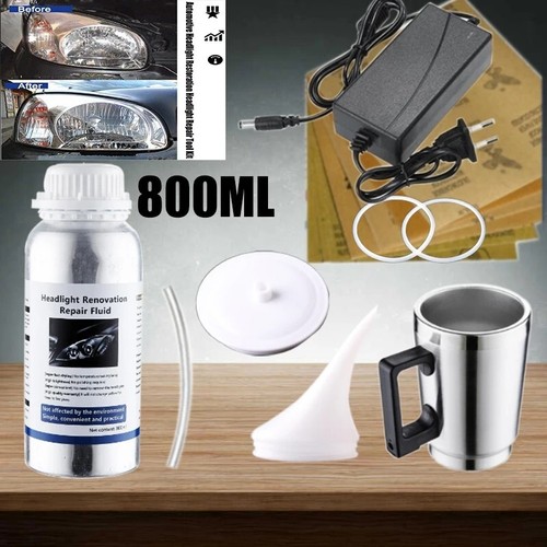 Kit De Rénovation De Phares De Voiture – Tout Inclus Pour Des Phares Comme Neufs - 2