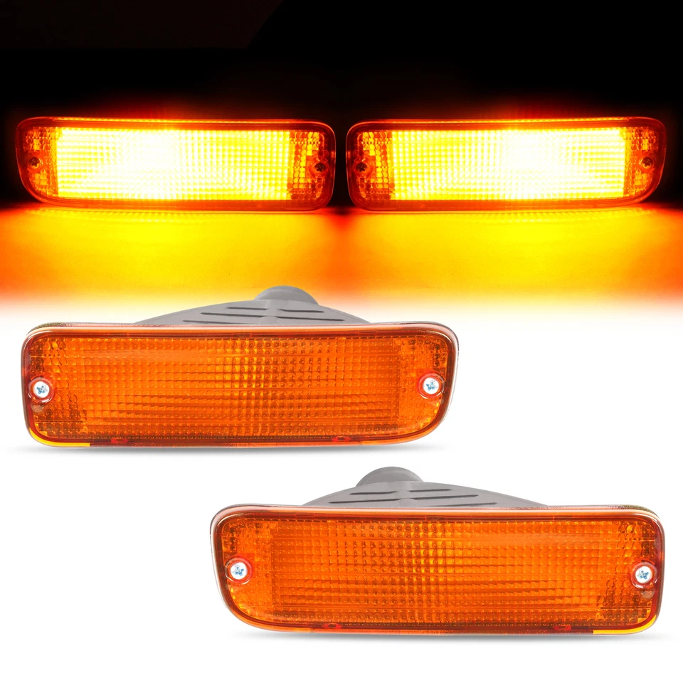 Conjunto de luzes de seta esquerda e direita para Toyota Tacoma 4WD 95-97 DLX RWD 98-2000 - Imagem 3 de 4