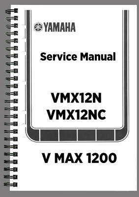 YAMAHA V MAX 1200 WERKSTATTHANDBUCH REPARATUR WERKSTATT SERVICEBUCH AUF PAPIE...