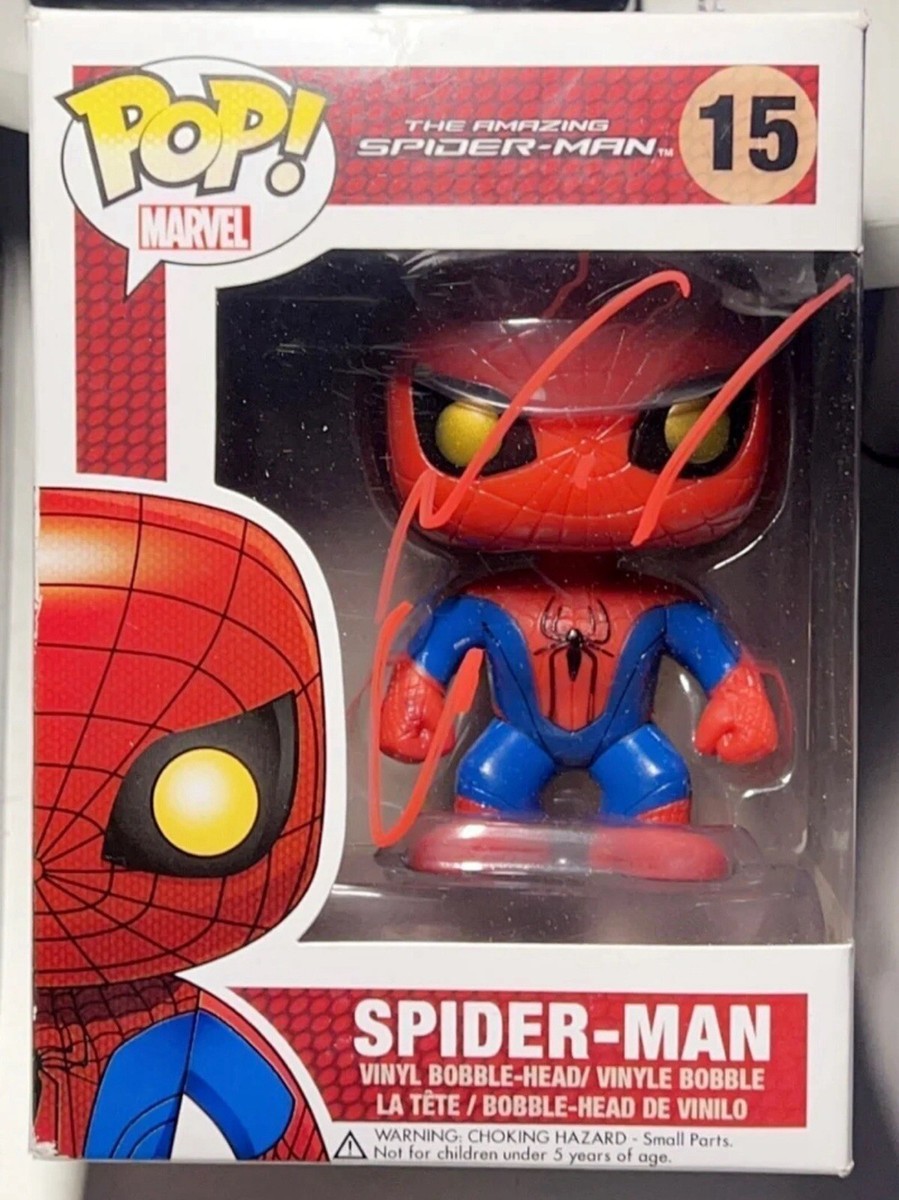 公*o様 FUNKO スパイダーマン 直筆　サイン アンドリュー ガーフィールド Andrew Garfield Signed Amazing Spider-Man Funko Pop | eBay