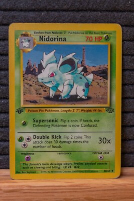 1995 nidorina pokemon card value Cards Price Guide Uncommon Retreat cost Pokmon Card 1st edition: 1995