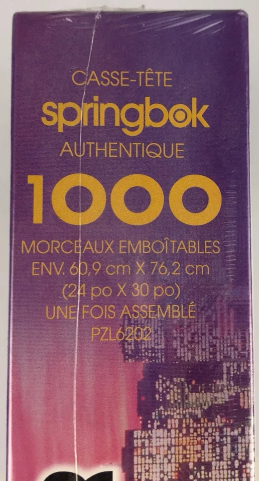 Springbok Puzzle San Francisco Bay Night Lights 1000 Pcs PZL6202 24"x30" - Image 4 of 4