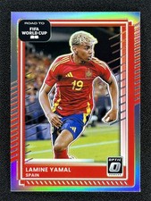 2025-26 Panini Donruss Optic FIFA World Cup Lamine Yamal #10 Silver Prizm &05102